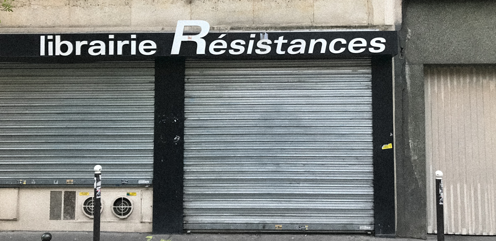 Shuttered stores in Paris. Photo: Daniel