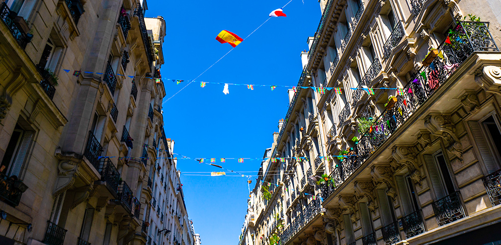 Spirits are up in our street. (Photo: Daniel)