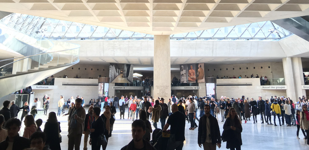 Entrance to the Louvre. Photo: Daniel