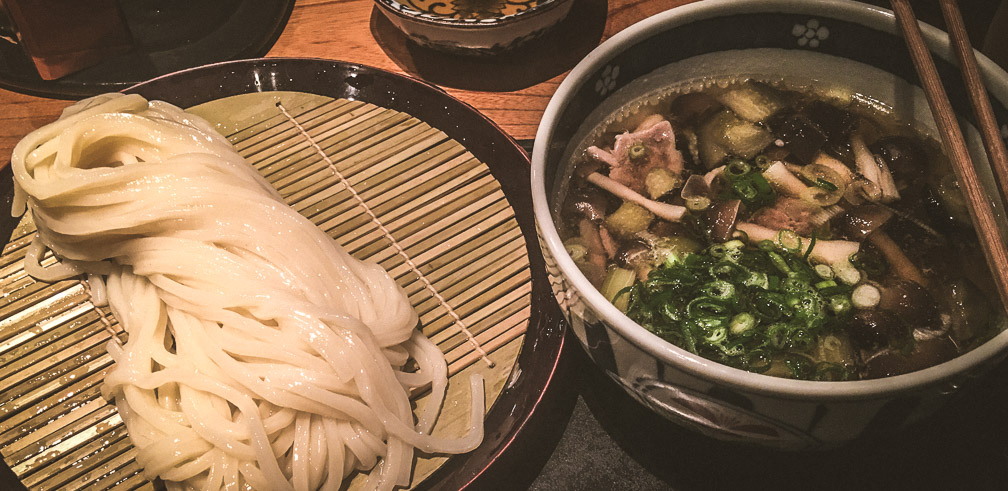 Udon to dip. Photo: Daniel